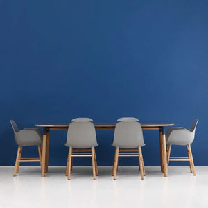 Normann Copenhagen - Mesa Rectangular Form 95x200 cm | Negro