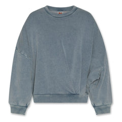 AO76 - Sudadera de algodón reciclado Lys | Gris azulado