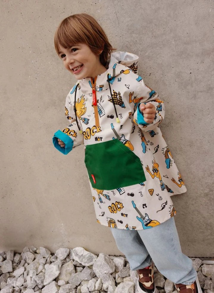 Hello Hossy - Rock n Fire impermeable | Blanco