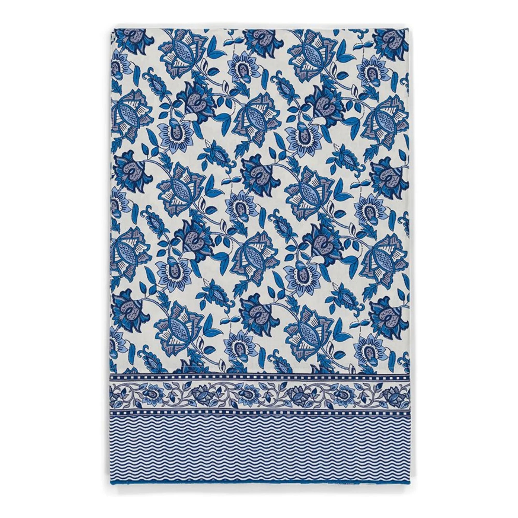Louise Misha - Mantel de algodón orgánico Carla | Azul