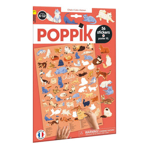 Poppik - Pegatinas póster Los Gatos