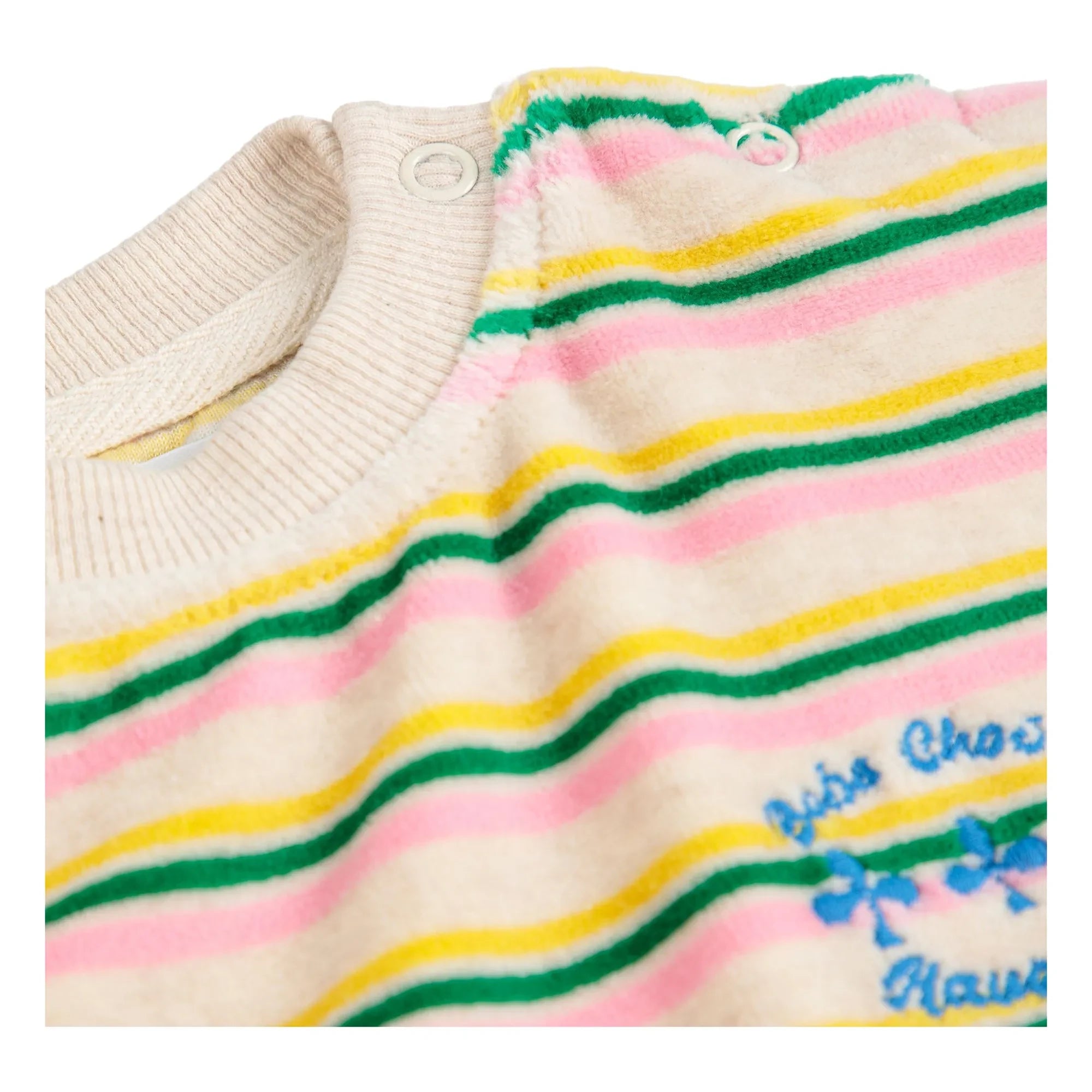 Bobo Choses - Sudadera a rayas | Beige