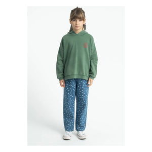 Piupiuchick - The Lunch Club organik pamuklu sweatshirt | Yeşil