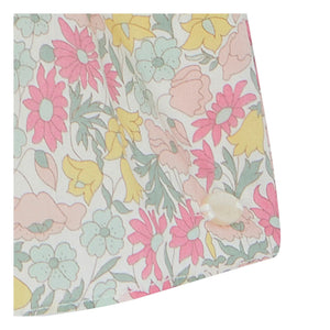 Tartine et Chocolat - Vestido fruncido Liberty | Amarillo