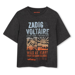 Zadig & Voltaire - Wild At Heart Tişört | Kömür grisi