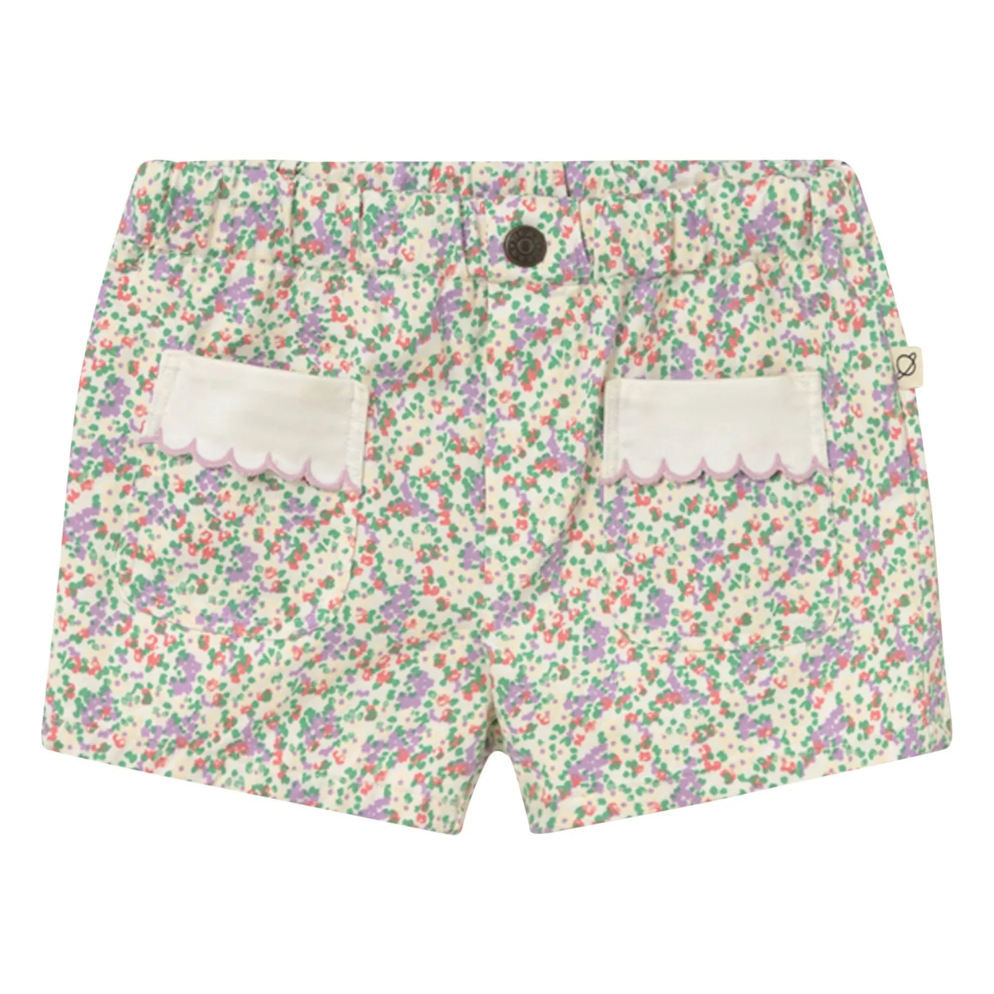 Cozmo - Pantalones cortos con estampado floral rosa | Crudo