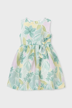 Vestido de lino infantil Mayoral