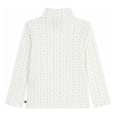 Petit Bateau - Camiseta sin mangas con estampado de corazones de algodón orgánico | Crudo