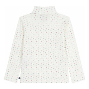 Petit Bateau - Camiseta sin mangas con estampado de corazones de algodón orgánico | Crudo