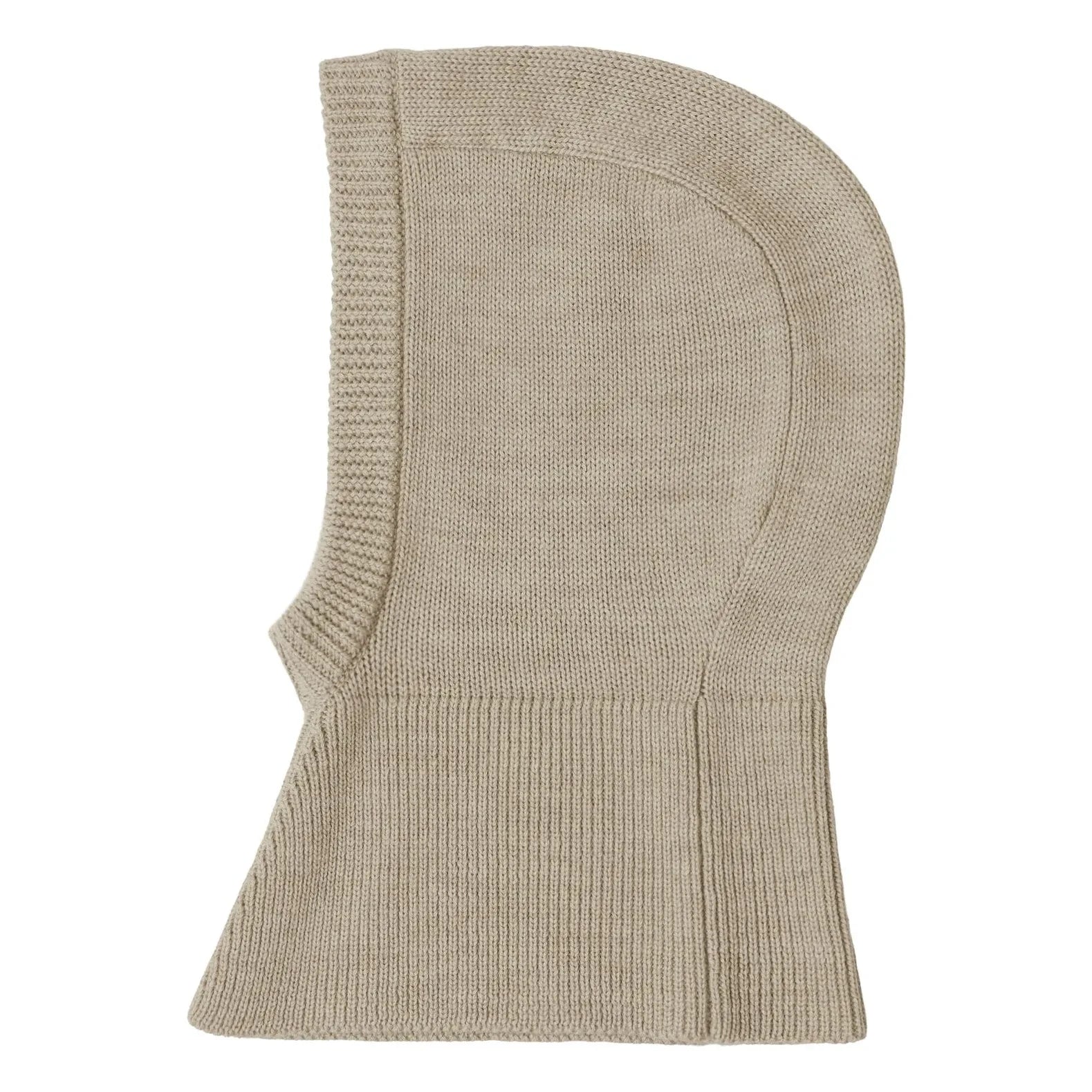 FUB - Pasamontañas de lana merina | Beige jaspeado