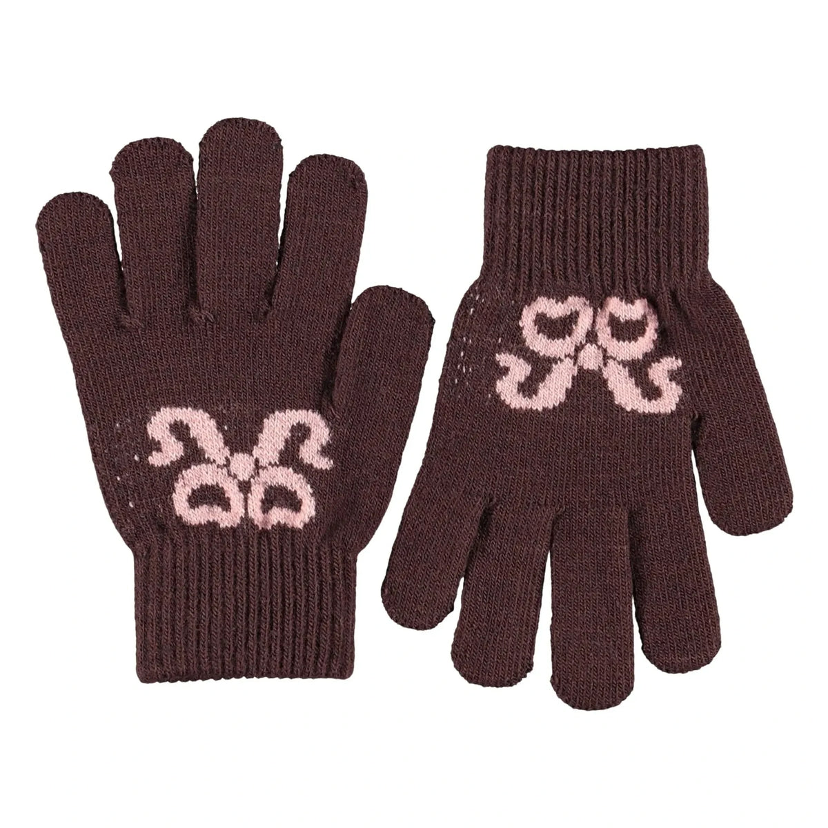 Molo - Guantes anudados Kaapo 2 pares | Marrón