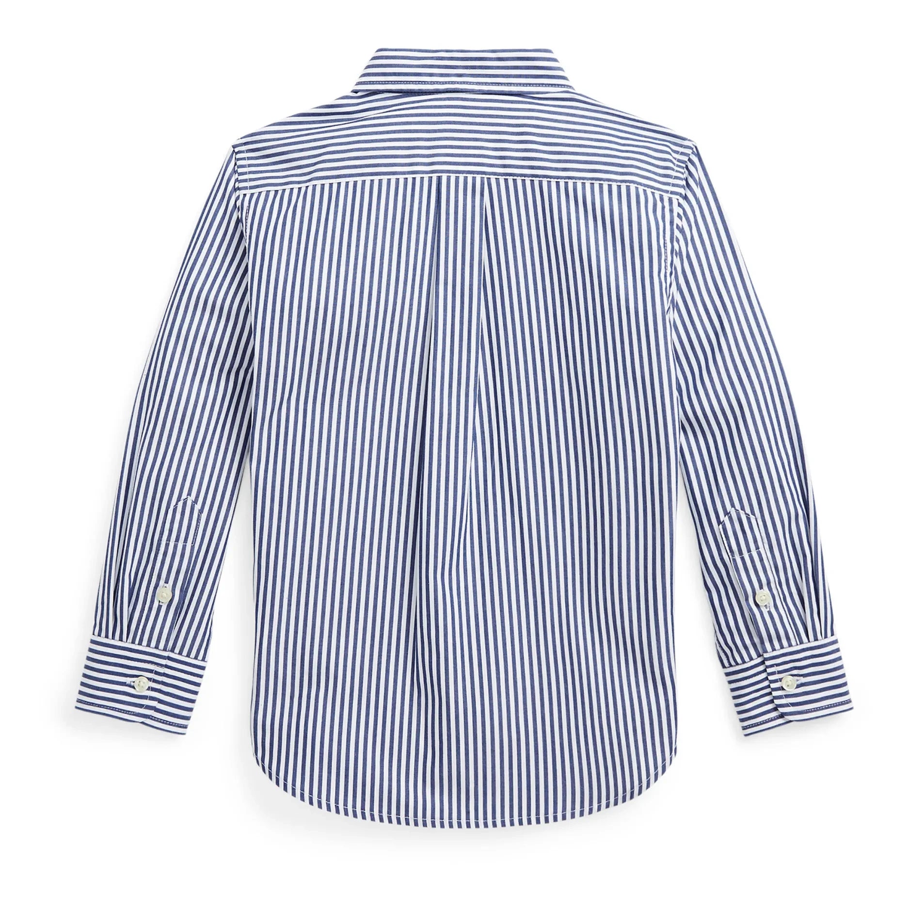 Ralph Lauren - Camisa deportiva a rayas con logo | Azul marino