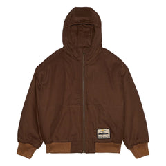 Hundred Pieces - Chaqueta con capucha mate | Marrón