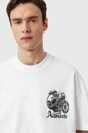 Camiseta de algodón AllSaints PANHEAD