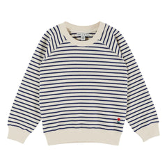 Emile et Ida - Sudadera de rayas | Azul marino