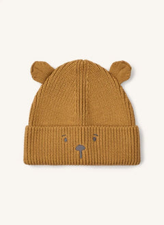 Liewood - Gina Bear gorro de perlas de algodón orgánico | Caramelo