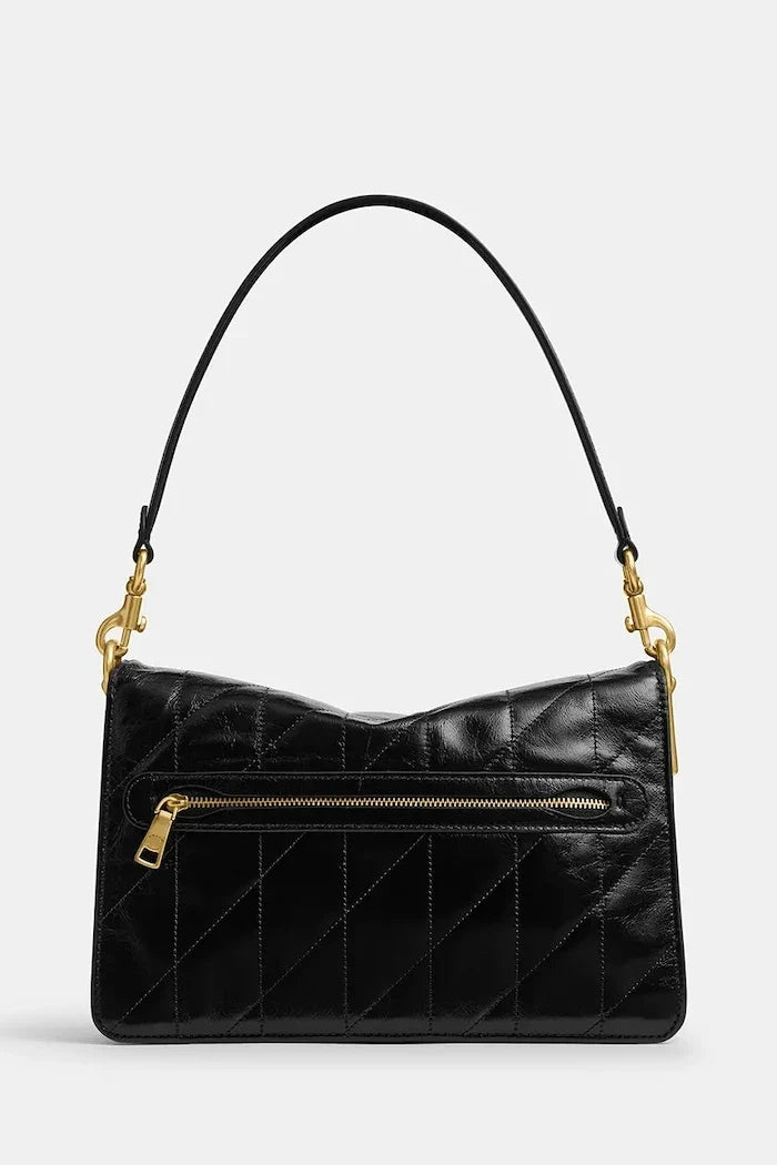 Bolso de hombro Coach Tabby Chain de cuero acolchado