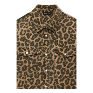 Anine Bing - Camisa Paxton Leopard | Marrón