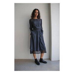 THEAVANT - Vestido de seda Coquette | Negro