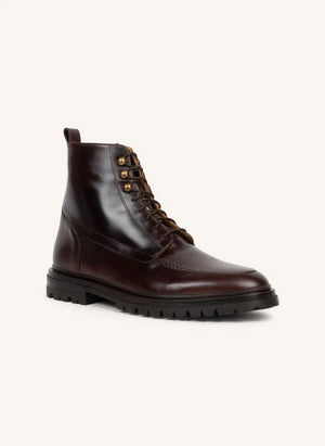Bobbies - Botas Ignacio de cuero | Marrón oscuro