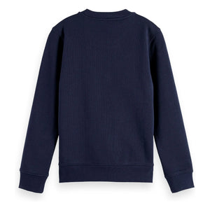 Scotch & Soda - Sudadera con logotipo y distintivo | Azul marino