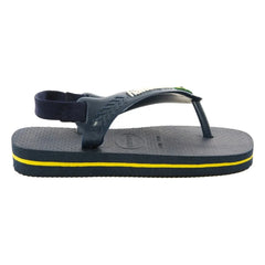 Havaianas - Chanclas de dedo de bebé Logo Brasil | Azul Noche