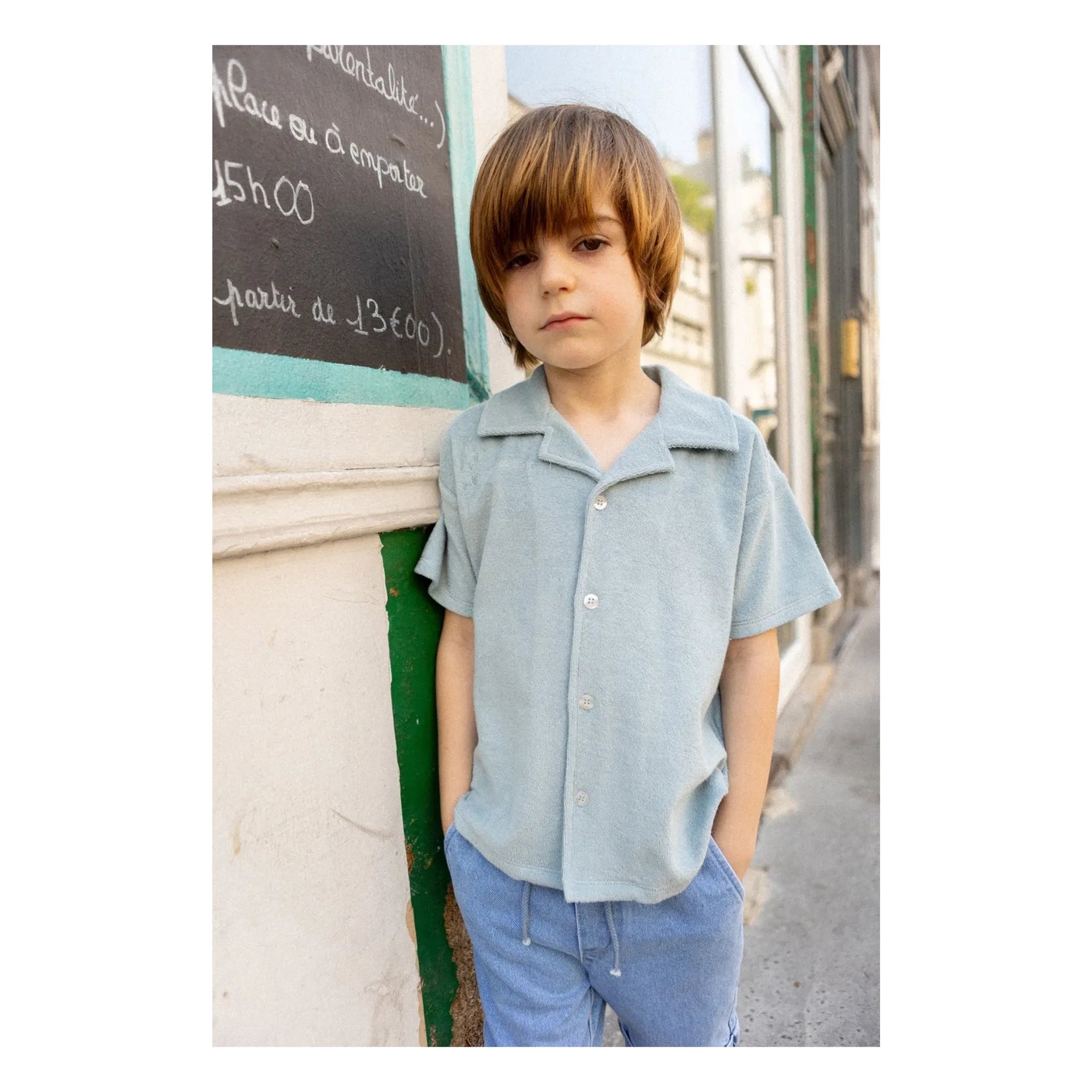 Louis Louise - Camisa Magnum Eponge | Azul claro