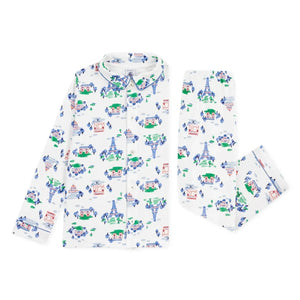 Petit Bateau - París Camisa de pijama de algodón orgánico | Blanco