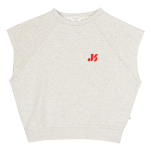 Jenest - Joey 21 sudadera sin mangas de algodón orgánico | Gris claro