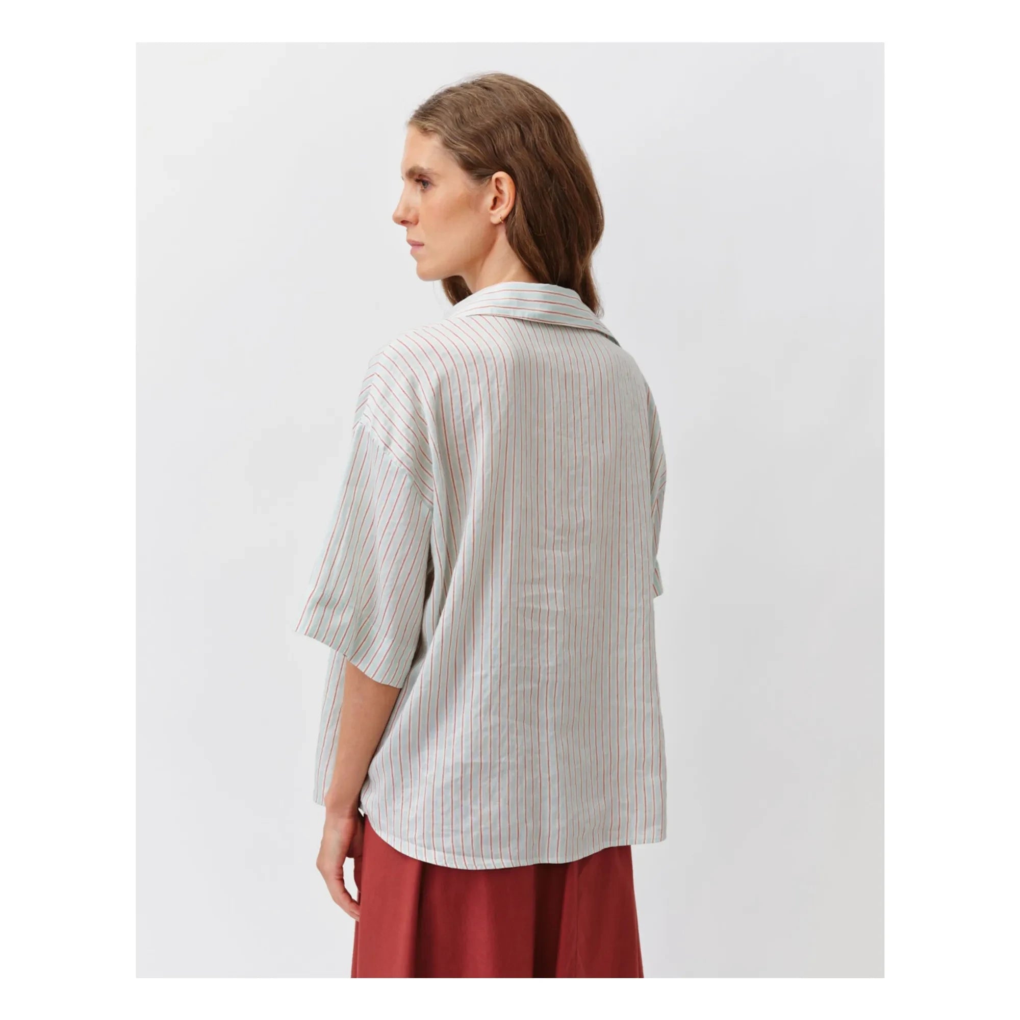 Diega - Camisa Tifana | Rojo teja