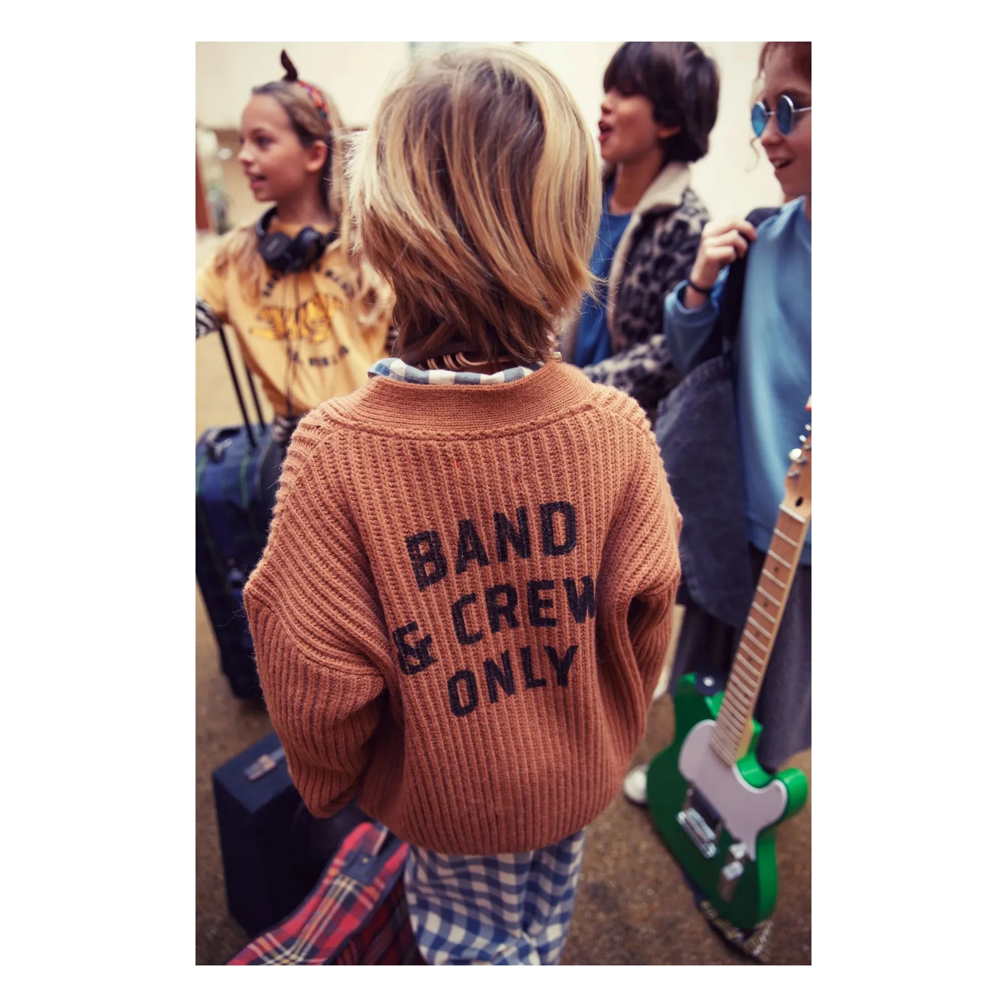 Piupiuchick - Cardigan de lana Band & Crew Only | Marrón