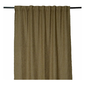 Haomy - Cortina de lino gruesa | Oro