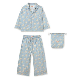 Tinycottons - Pijama azul claro para perros