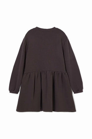 Vestido de Algodón para Niña Desigual