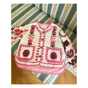 SISSEL EDELBO - Chaqueta bordada Maggie - Colección infantil | Crudo
