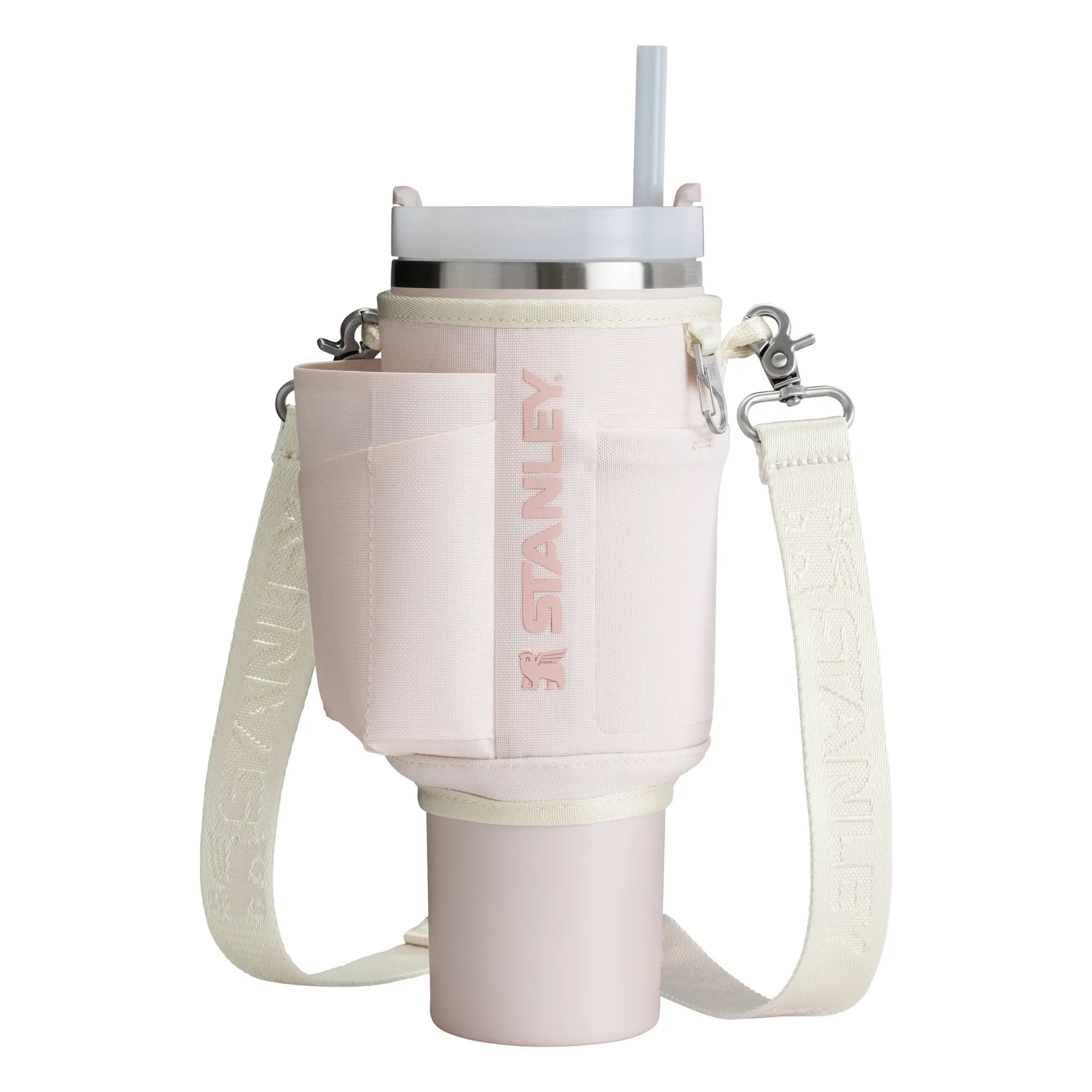 Stanley 1913 - Vaso térmico con asa para transportar All Day Quencher | Rosa pálido
