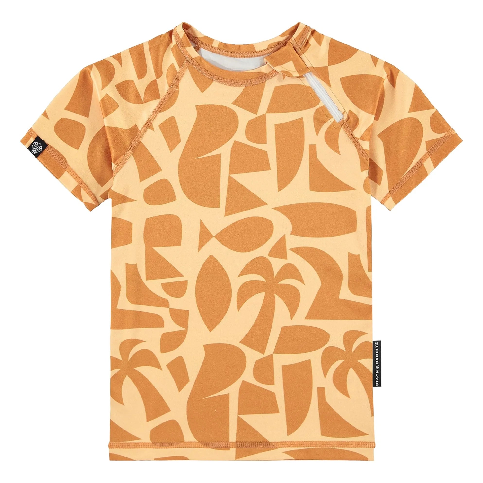 Beach & Bandits - Camiseta de playa anti-UV Fibras Recicladas | Naranja