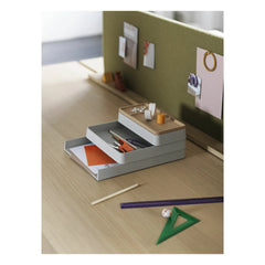 Muuto - Almacenamiento de escritorio organizable | Gris