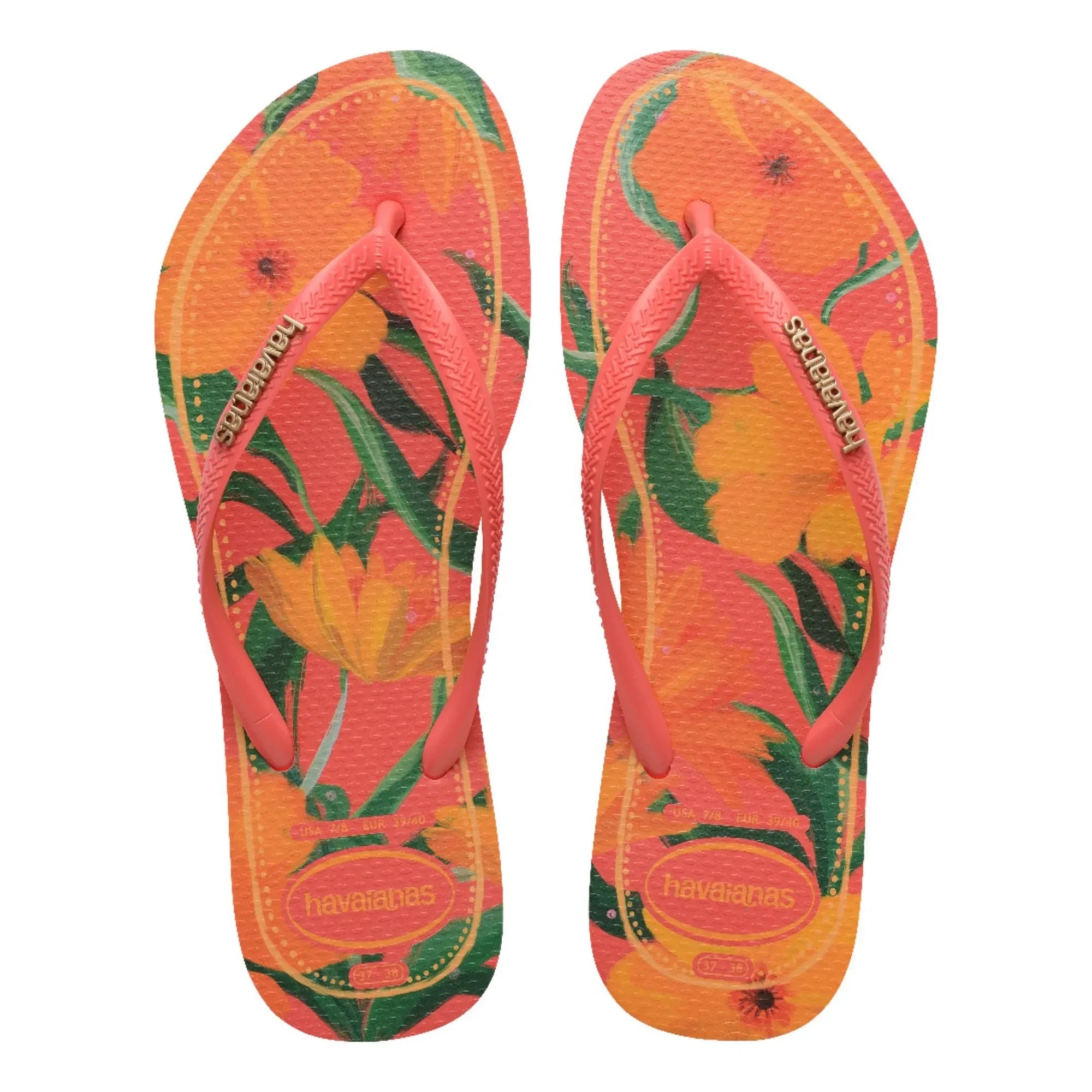 Havaianas - Chanclas Slim Tropik | Coral