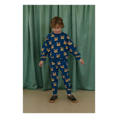 We Are Kids - Pantalón de chándal de algodón orgánico Charles Lapin | Azul