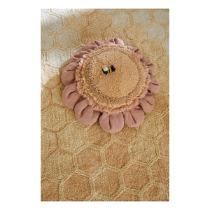 Lorena Canals - Puf Daisy | Rosa