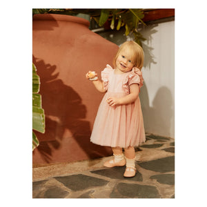 Molo - Vestido de volantes Cheyanne | Rosa claro
