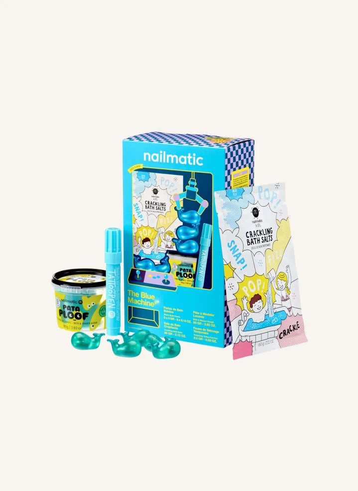 Nailmatic Kids - Set de Regalo Máquina de Colores | Azul