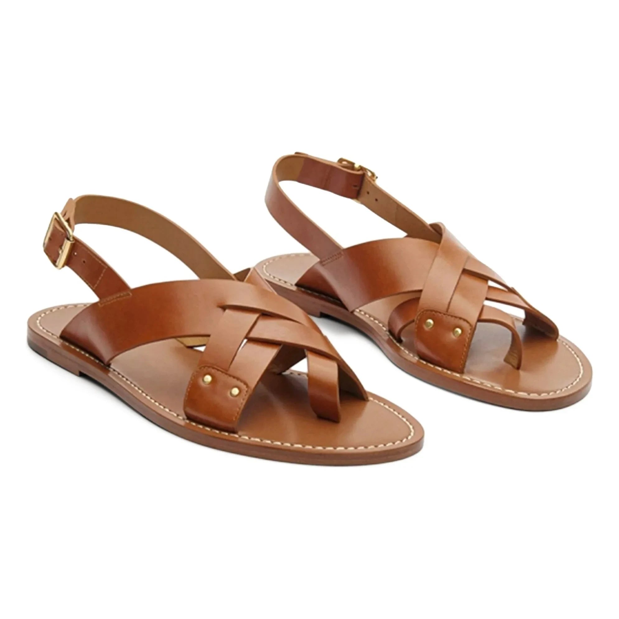 Rivecour - Sandalias n°204 Piel | Coñac