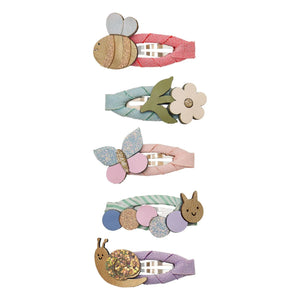 Mimi & Lula - 5 Mini Lazos de Abeja | Lila