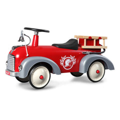 Baghera - Coche de pedales Speedster Camión de bomberos | Rojo