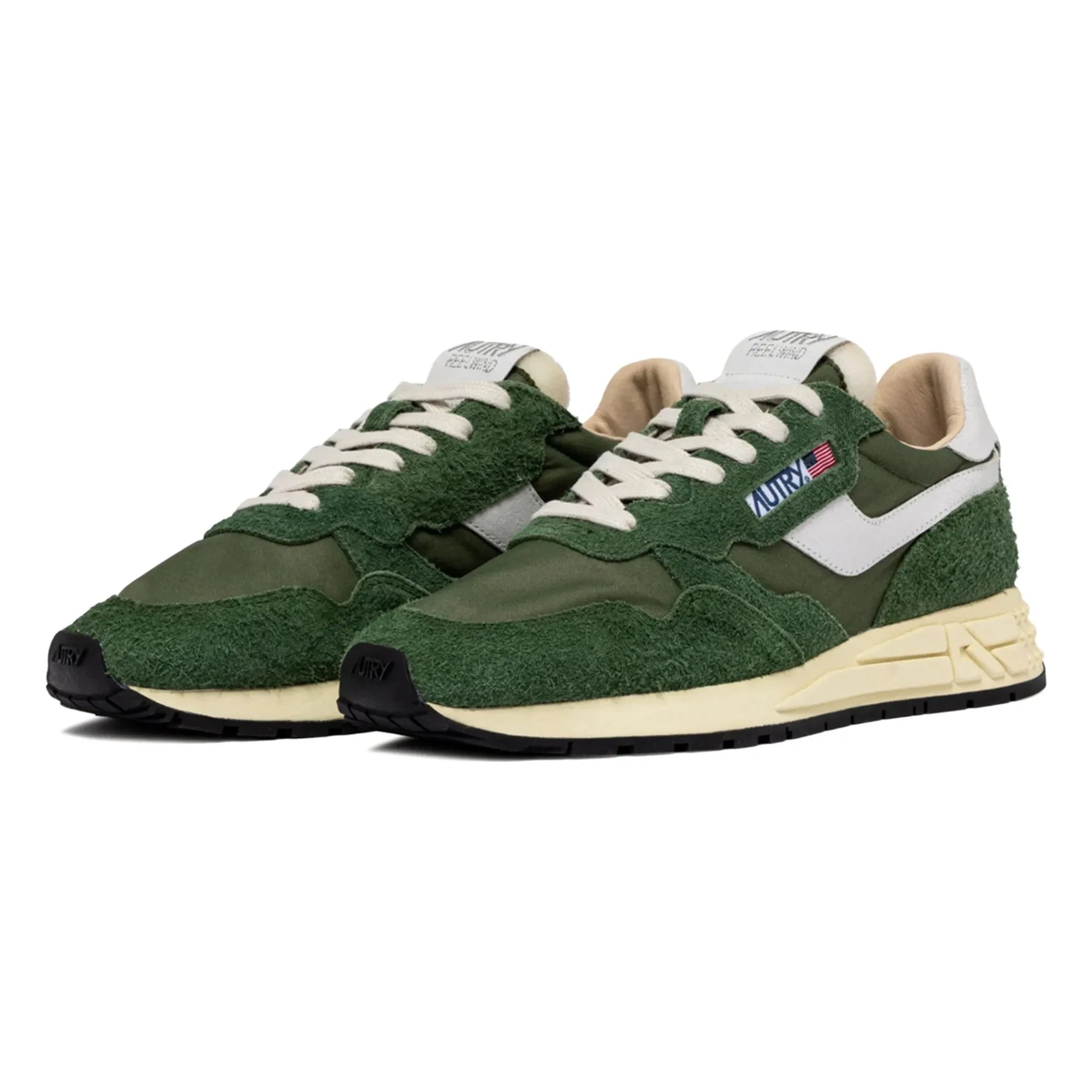 Autry - Zapatillas bajas de nailon Reelwind | Verde oscuro
