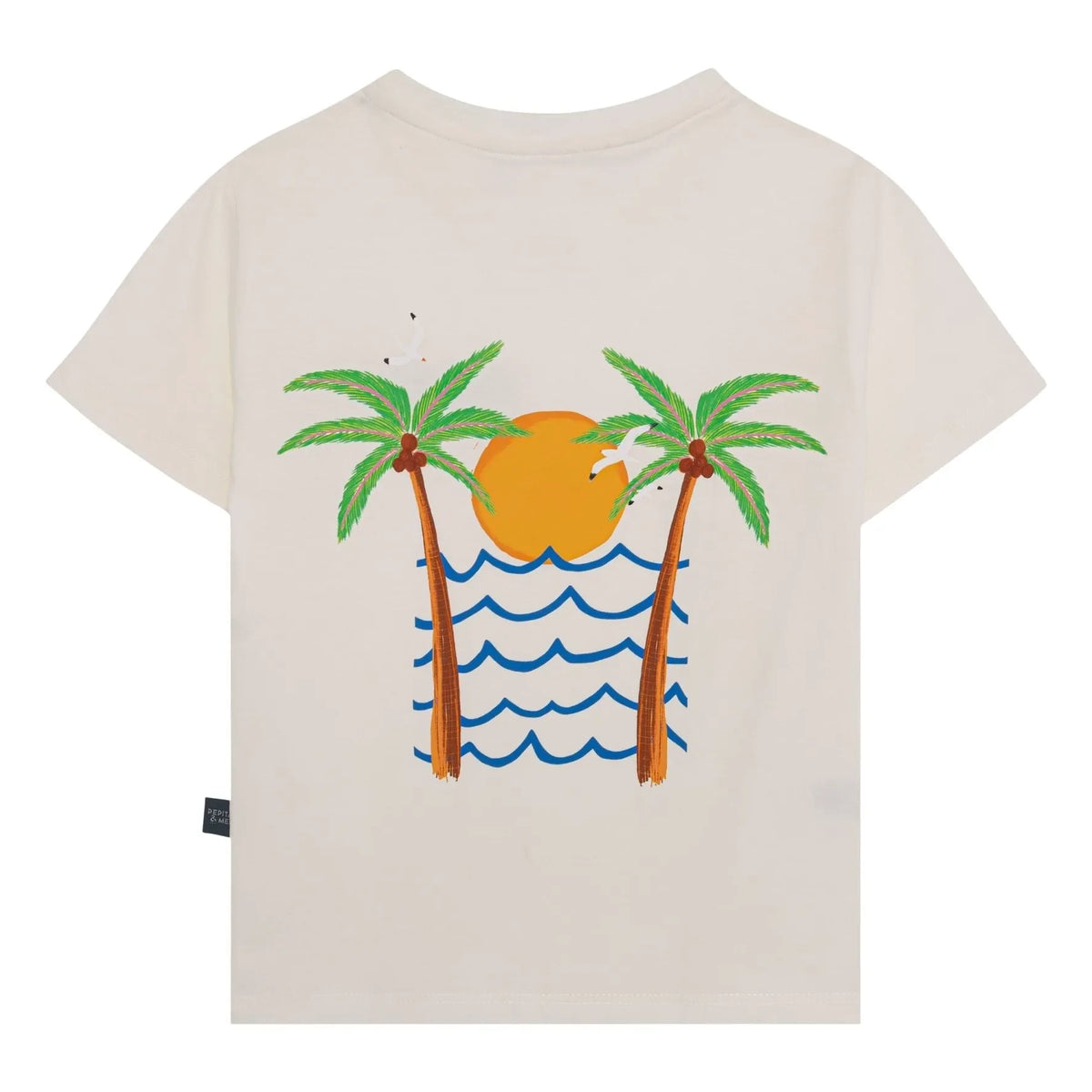 Camiseta estampada Pepita & Me - Isla Bonita | Blanca