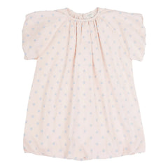 Jenest - Vestido globo de algodón orgánico Bella Pois | Rosa claro
