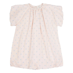 Jenest - Vestido globo de algodón orgánico Bella Pois | Rosa claro